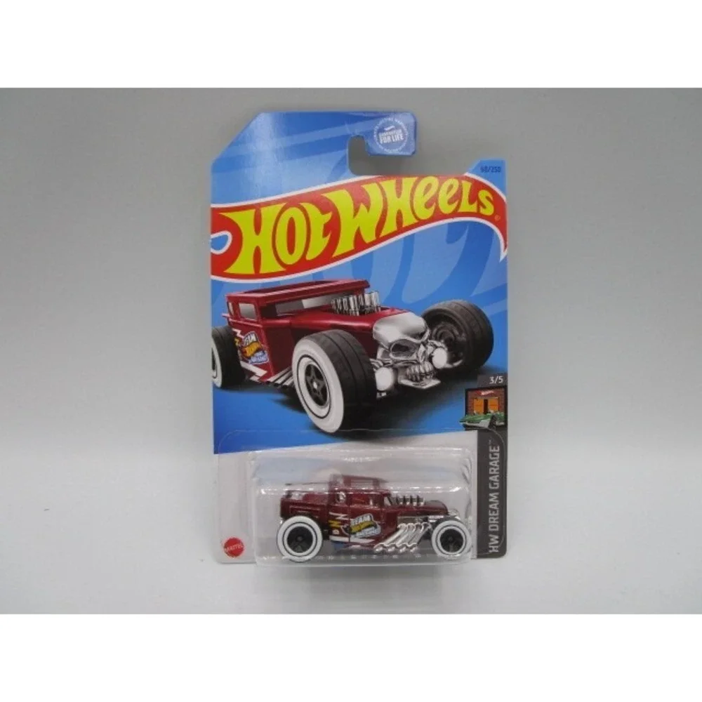 Hot Wheels H Case Bone Shaker Red HW Dream Garage 3/5 1:64 Diecast Car